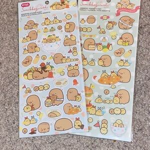 Daiso Sumikko Gurashi stickers - 2 sheets